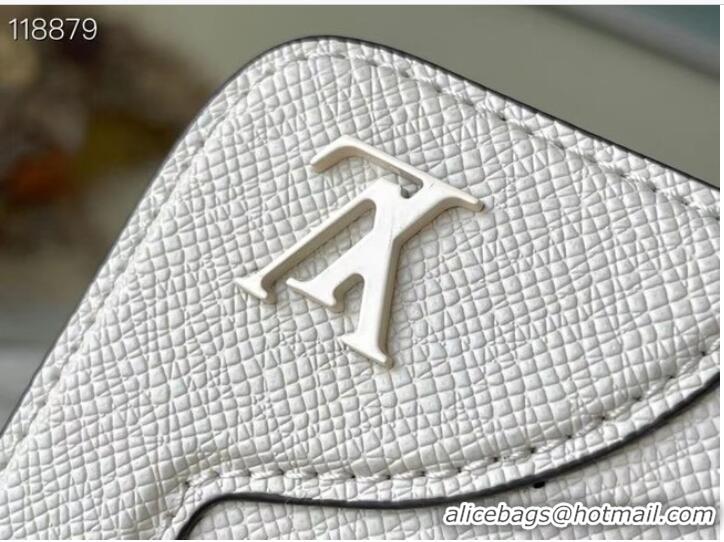 Inexpensive Louis Vuitton NEW FLAP MESSENGER M30807 white