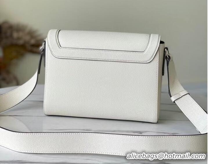 Inexpensive Louis Vuitton NEW FLAP MESSENGER M30807 white