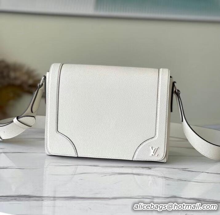 Inexpensive Louis Vuitton NEW FLAP MESSENGER M30807 white