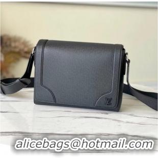 Top Quality Louis Vuitton NEW FLAP MESSENGER M30807 black