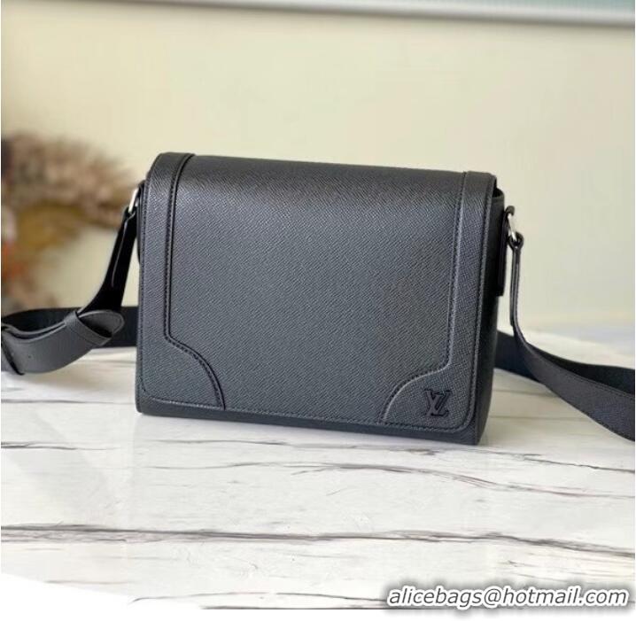 Top Quality Louis Vuitton NEW FLAP MESSENGER M30807 black