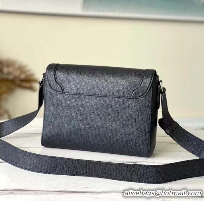 Top Quality Louis Vuitton NEW FLAP MESSENGER M30807 black