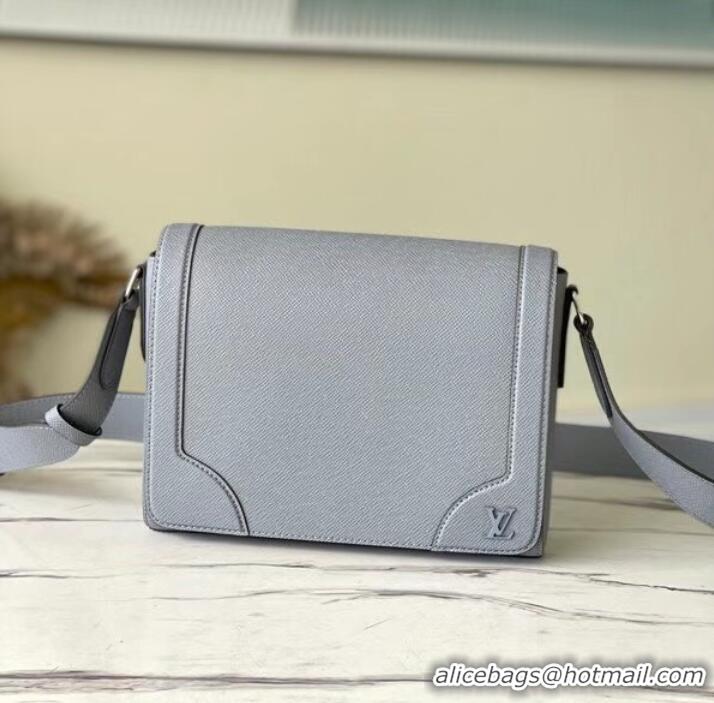 Inexpensive Louis Vuitton NEW FLAP MESSENGER M30807 gray