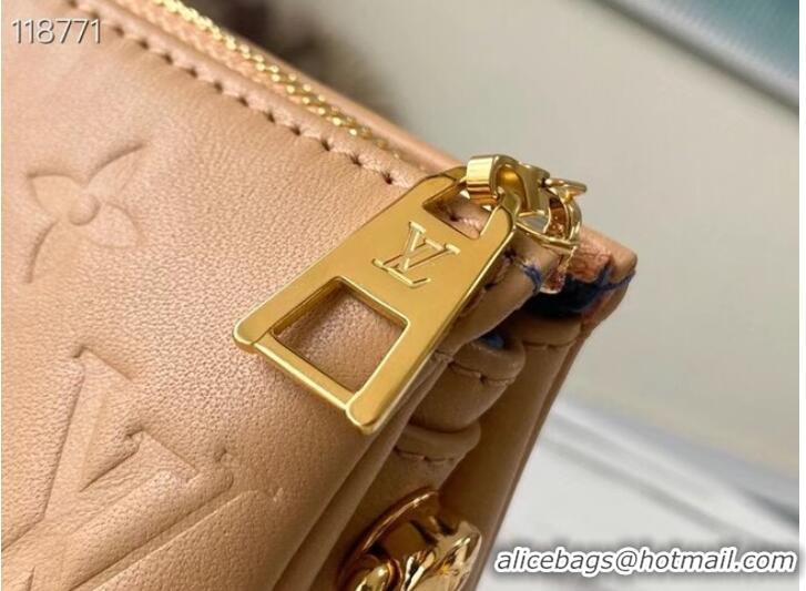 Famous Brand Louis Vuitton COUSSIN PM M57791 Camel