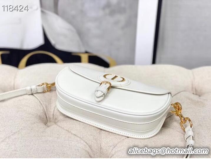 Inexpensive MEDIUM DIOR BOBBY BAG Warm Taupe Box Calfskin M9327 white