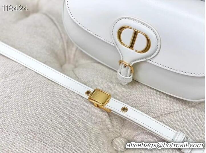 Inexpensive MEDIUM DIOR BOBBY BAG Warm Taupe Box Calfskin M9327 white