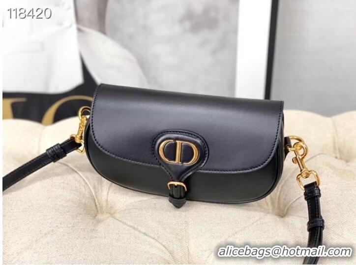 AAAAA Discount MEDIUM DIOR BOBBY BAG Warm Taupe Box Calfskin M9327 black