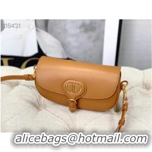 Cheapest MEDIUM DIOR BOBBY BAG Warm Taupe Box Calfskin M9327 Camel