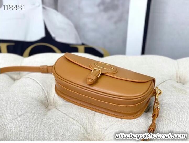 Cheapest MEDIUM DIOR BOBBY BAG Warm Taupe Box Calfskin M9327 Camel