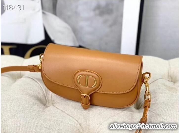 Cheapest MEDIUM DIOR BOBBY BAG Warm Taupe Box Calfskin M9327 Camel