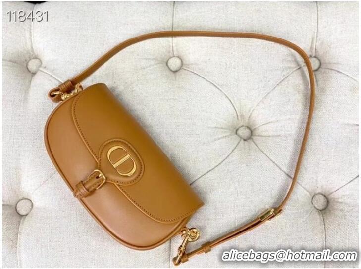 Cheapest MEDIUM DIOR BOBBY BAG Warm Taupe Box Calfskin M9327 Camel