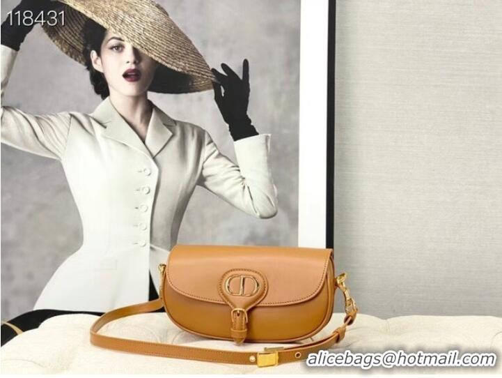 Cheapest MEDIUM DIOR BOBBY BAG Warm Taupe Box Calfskin M9327 Camel