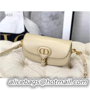 Wholesale MEDIUM DIOR BOBBY BAG Warm Taupe Box Calfskin M9327 Beige