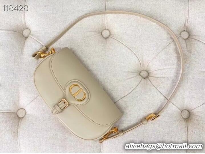 Wholesale MEDIUM DIOR BOBBY BAG Warm Taupe Box Calfskin M9327 Beige