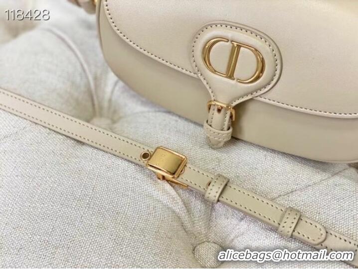 Wholesale MEDIUM DIOR BOBBY BAG Warm Taupe Box Calfskin M9327 Beige