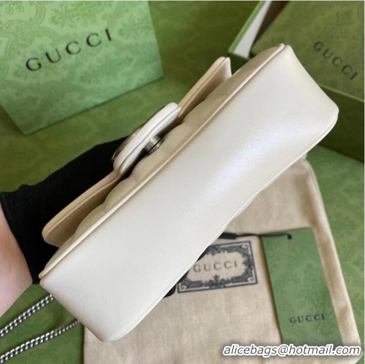 Good Taste Gucci GG Marmont super mini bag 476433 White