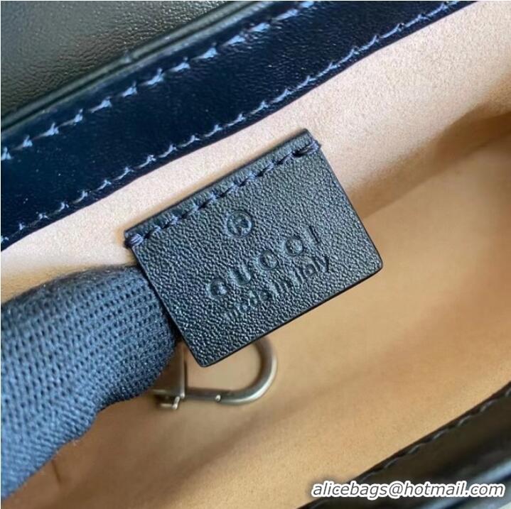 Promotional Gucci GG Marmont super mini bag 476433 black