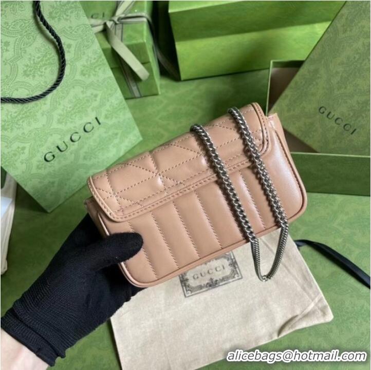 Affordable Price Gucci GG Marmont super mini bag 476433 Rose beige