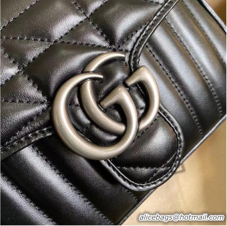 Market Sells Gucci GG Marmont mini top handle bag 583571 black