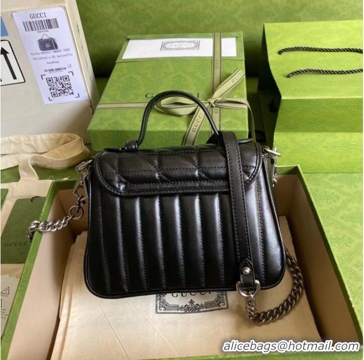 Market Sells Gucci GG Marmont mini top handle bag 583571 black