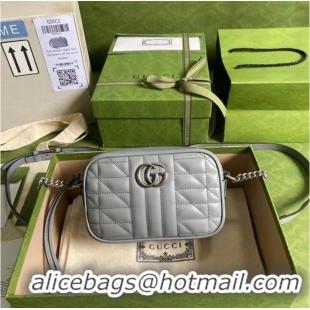 Most Popular Gucci GG Marmont mini shoulder bag 634936 Dark grey