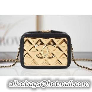 Buy Inexpensive Chanel mini leather Shoulder Bag AP2393 black