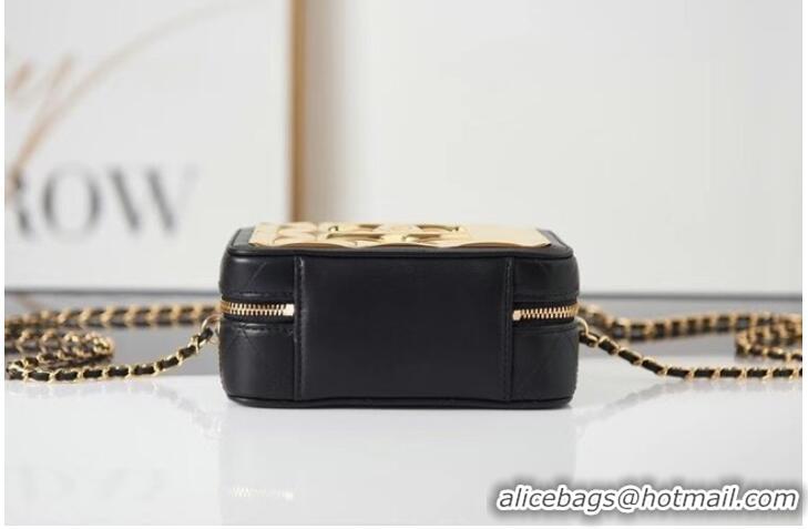 Buy Inexpensive Chanel mini leather Shoulder Bag AP2393 black