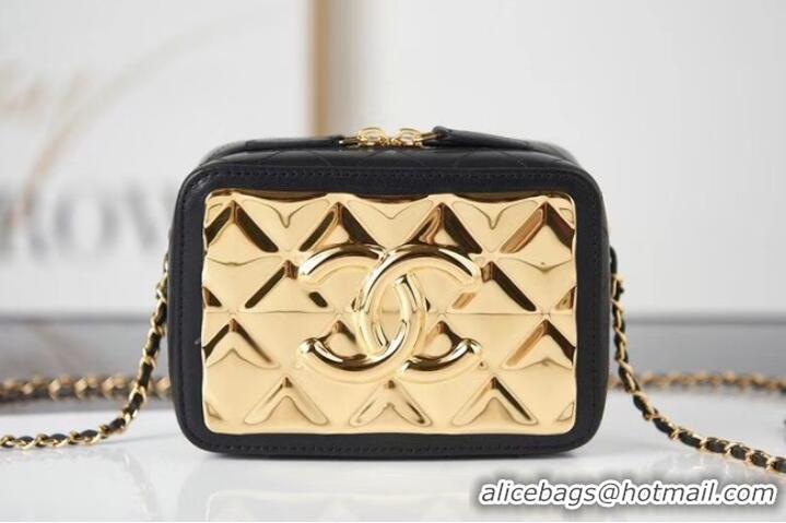 Buy Inexpensive Chanel mini leather Shoulder Bag AP2393 black