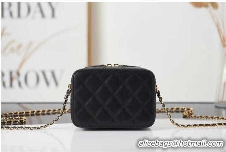 Buy Inexpensive Chanel mini leather Shoulder Bag AP2393 black