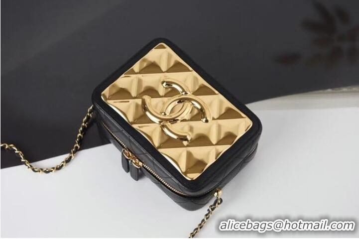 Buy Inexpensive Chanel mini leather Shoulder Bag AP2393 black