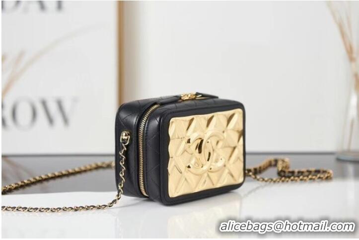 Buy Inexpensive Chanel mini leather Shoulder Bag AP2393 black