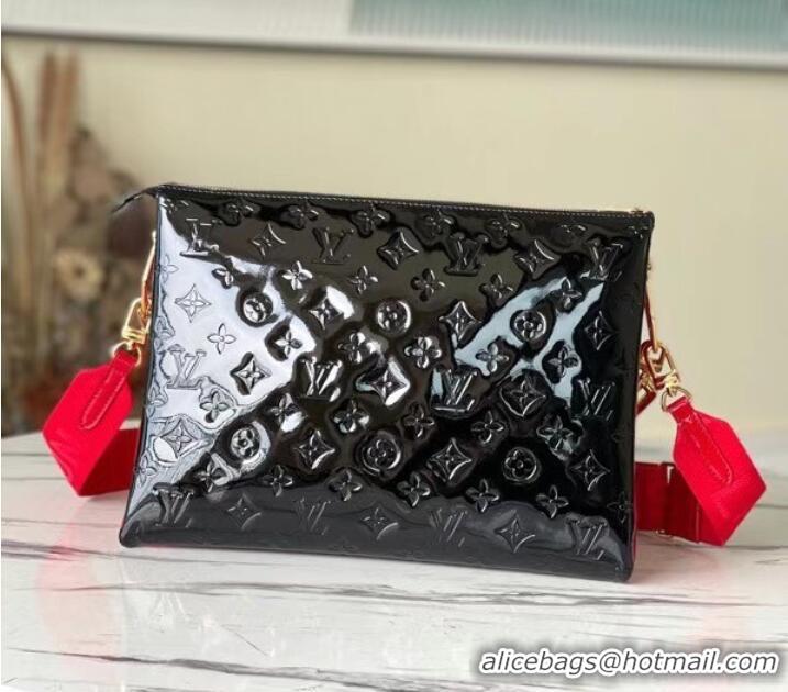 Low Cost Louis Vuitton Monogram Vernis COUSSIN MM M57783 black