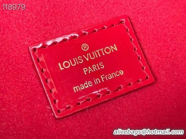 Low Cost Louis Vuitton Monogram Vernis COUSSIN MM M57783 black