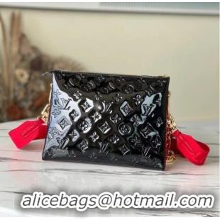 Inexpensive Louis Vuitton Monogram Vernis COUSSIN PM M57793 black