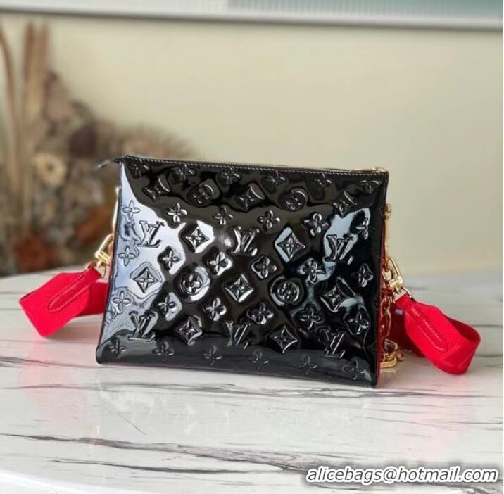 Inexpensive Louis Vuitton Monogram Vernis COUSSIN PM M57793 black