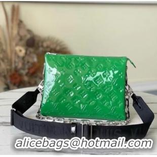 Top Quality Louis Vuitton Monogram Vernis COUSSIN PM M57793 green