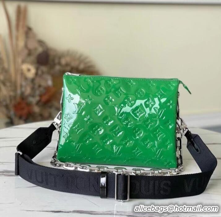 Top Quality Louis Vuitton Monogram Vernis COUSSIN PM M57793 green