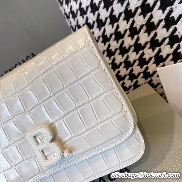 Good Product BurBerry Leather Shoulder Bag 80195 white