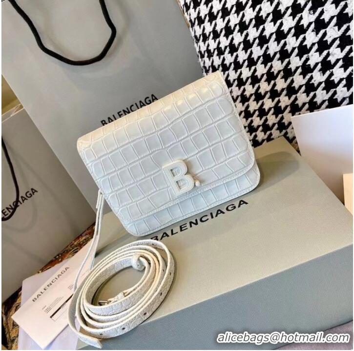 Good Product BurBerry Leather Shoulder Bag 80195 white