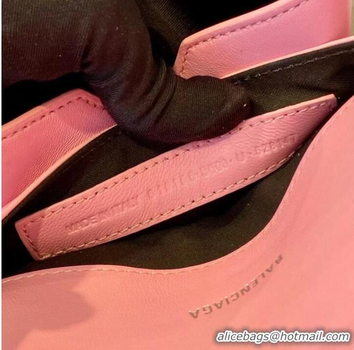 Famous Brand BurBerry Leather Shoulder Bag 80195 pink