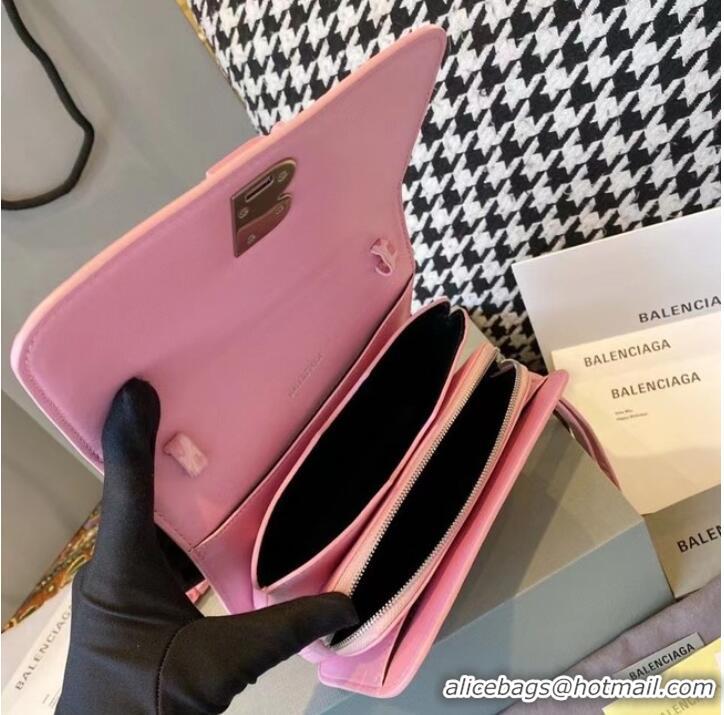 Famous Brand BurBerry Leather Shoulder Bag 80195 pink