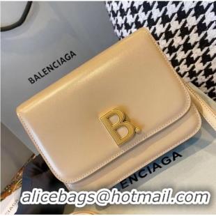 Shop Fashion BurBerry Leather Shoulder Bag 80195 apricot