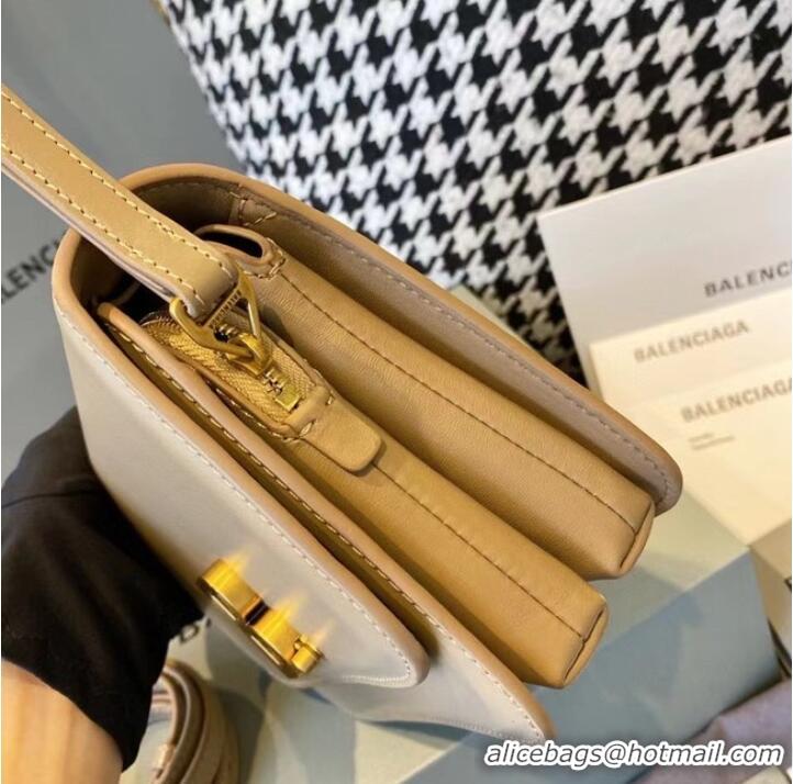 Shop Fashion BurBerry Leather Shoulder Bag 80195 apricot