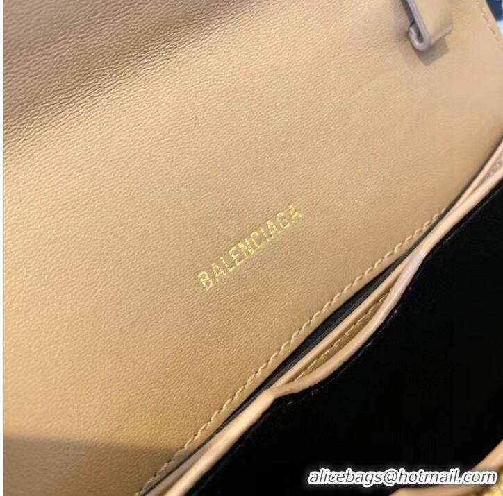 Shop Fashion BurBerry Leather Shoulder Bag 80195 apricot