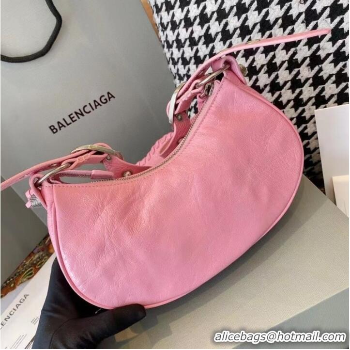 Reasonable Price Balenciaga WOMENS LE CAGOLE MEDIUM SHOULDER BAG IN PINK 27541