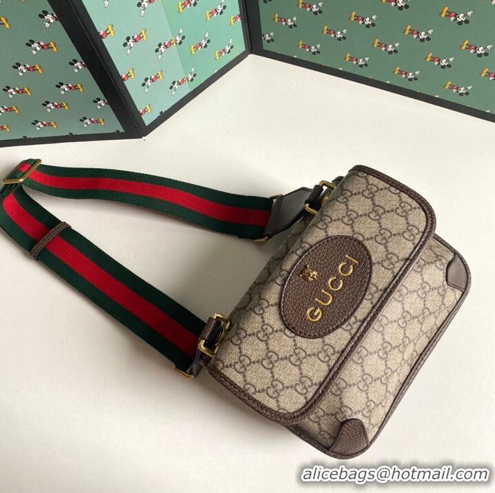 Fashionable Gucci GG Supreme Messenger Original Leather Bag 501050 Beige