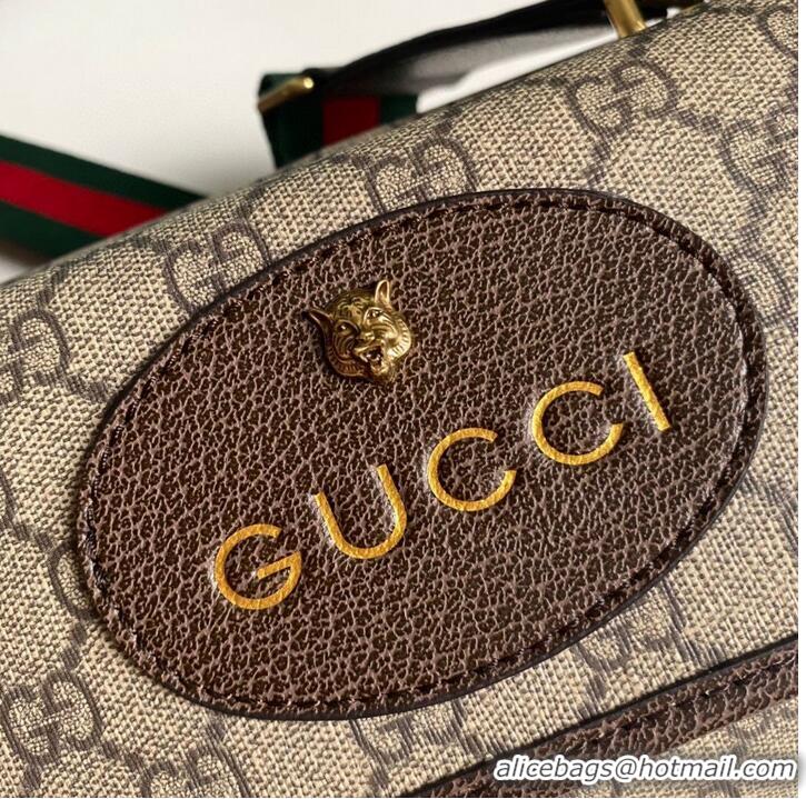 Fashionable Gucci GG Supreme Messenger Original Leather Bag 501050 Beige