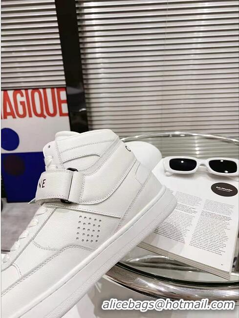 Top Grade Celine High Sneaker CT-03 With Scratch In Calfskin CT2208 White 