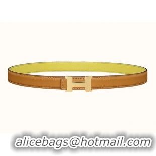 Top Quality Hermes Mini Constance Belt Buckle Rversible Leather Strap 24mm H0259