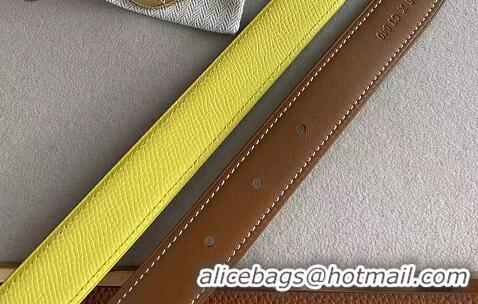 Top Quality Hermes Mini Constance Belt Buckle Rversible Leather Strap 24mm H0259